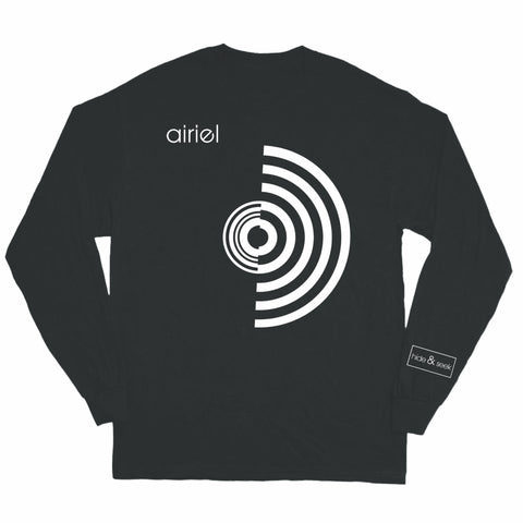 Hide & Seek Long Sleeve Black Tee